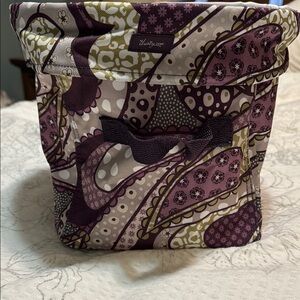 Thirty One Brand Purple and Green Patterned Bag